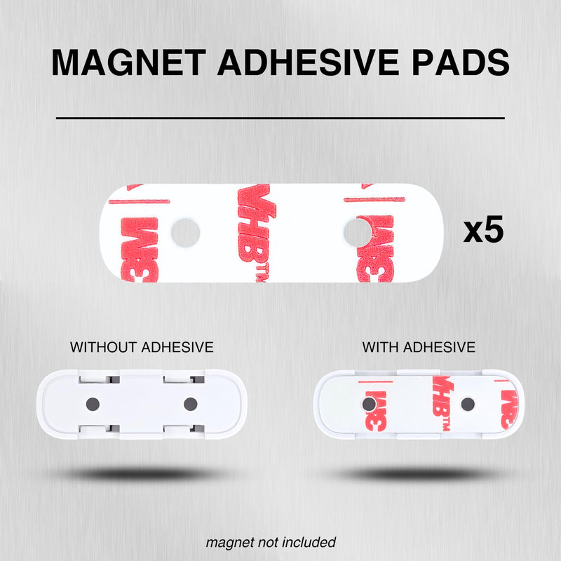 Replacement Adhesive for SimpliSafe Alarm Entry Sensors and Magnets – Strong Double-Sided Tape for Easy Installation (5 Sensor Pads & 5 Magnet Pads)