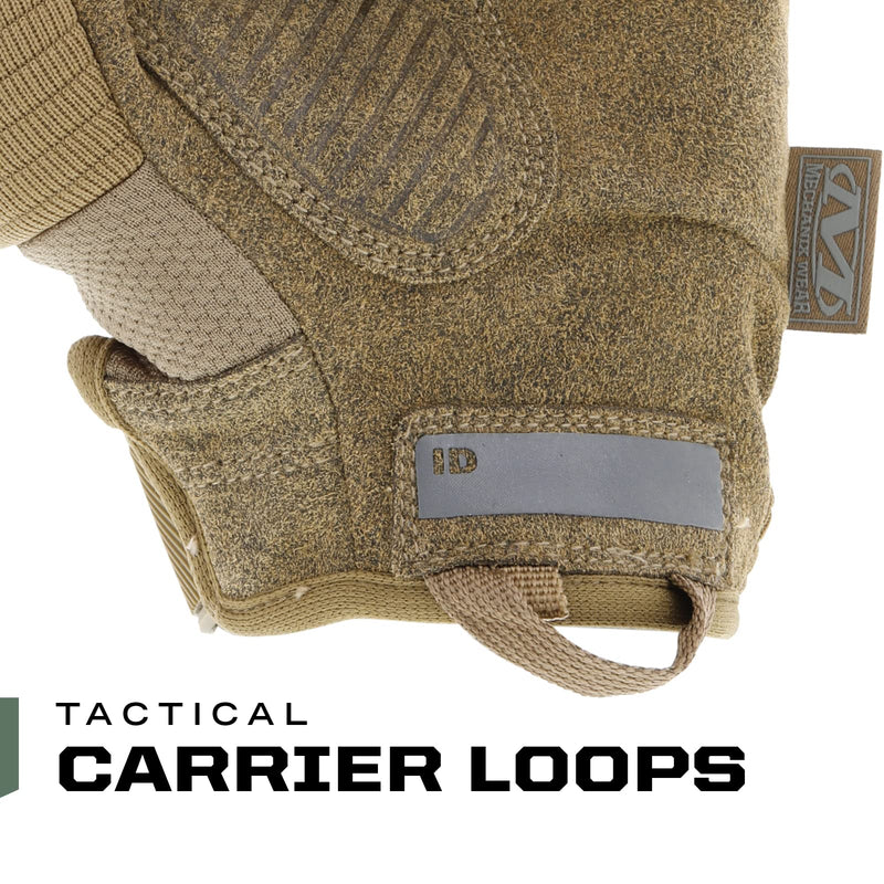 Mechanix Wear: M-Pact 3 Tactical Work Gloves, Touchscreen Capability, Synthetic Leather Gloves, Finger Reinforcement and Impact Protection, Work Gloves for Men (Coyote Brown, Small)