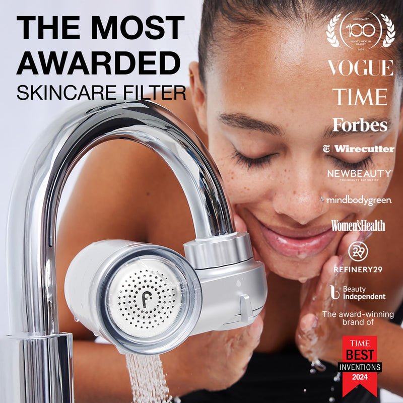 Filterbaby Skincare Filter 2.0, Bathroom Sink Filter Faucet for Skin Care Chrome