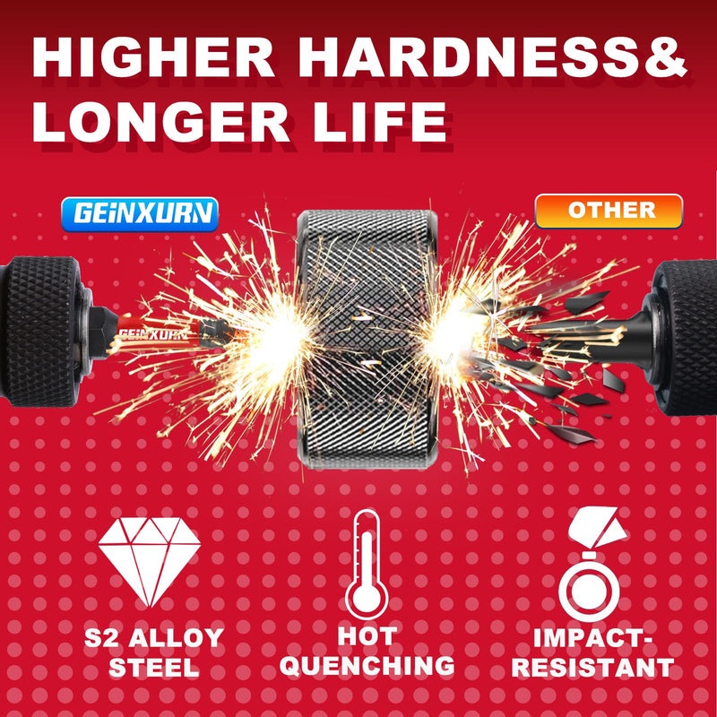 15 Pieces T30 Impact Tough Magnetic Screwdriver Bit Set, 2 In. #30 Torx Head Power Bit Set, S2 Alloy Steel T30 Star Bit Set 2"-15PCS