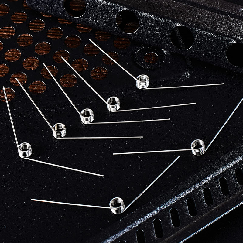 40 Pcs Stainless Steel Tiny Torsion Spring 0.5 Wire Diameter Outside Diameter 4.5 mm Mechanical Small Torsion Spring 120° Deflection Spring Assortment for Repair Woodworking DIY