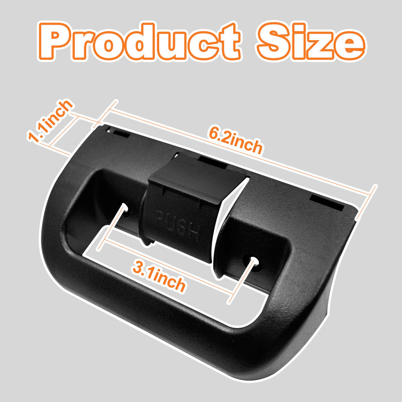 3851174023 Refrigerator Door Handle Replacement for Dometic Fridge Upper and Lower Doors, Compatible with Models DM2652, DM2662, DM2663, DM2852, RM2652, RM2663, RM2852, RM3662. Black, 2PCS