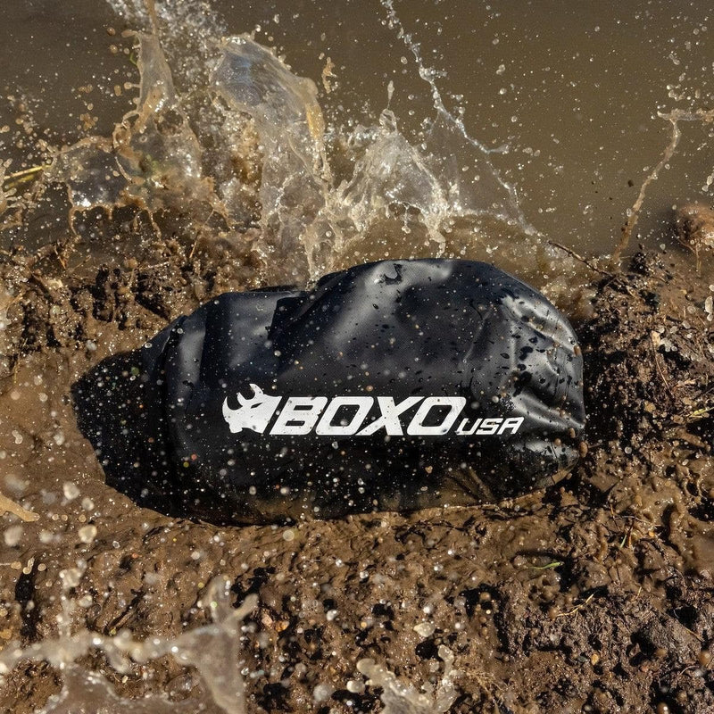 BOXO USA Waterproof Dry Bag - Keeps GearTools Dry - Lightweight 20L Storage, BLACK