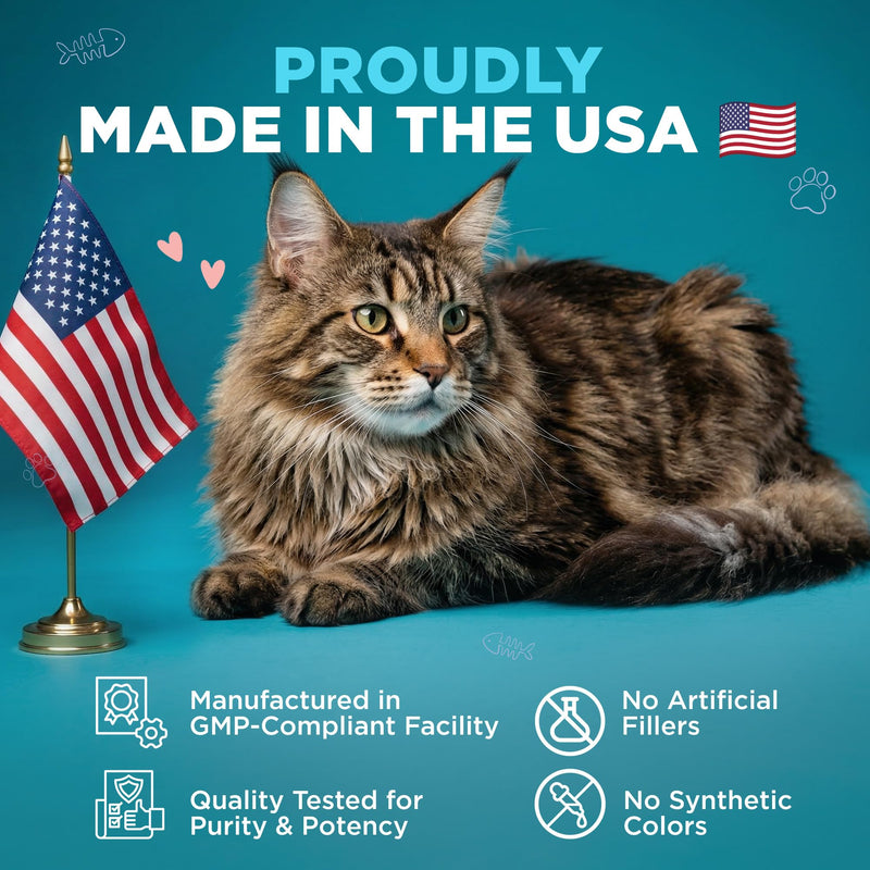 Handy Hound CalmStream Cat Urinary + Calm Support Drops, Liquid Bladder & Urinary Tract Support for Cats, Alcohol-Free, with L-Theanine and Salmon Oil, 2 fl oz (60 mL)