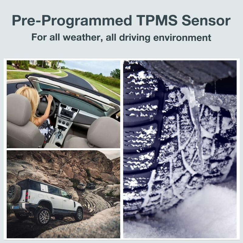 TPMS Tire Pressure Sensors 315MHz Compatible with Nissan 2006-2012 Altima 2008-2015 Armada & Infiniti FX Series G Series Replaces# 40700JA00C 40700JA01B (4 PCS)