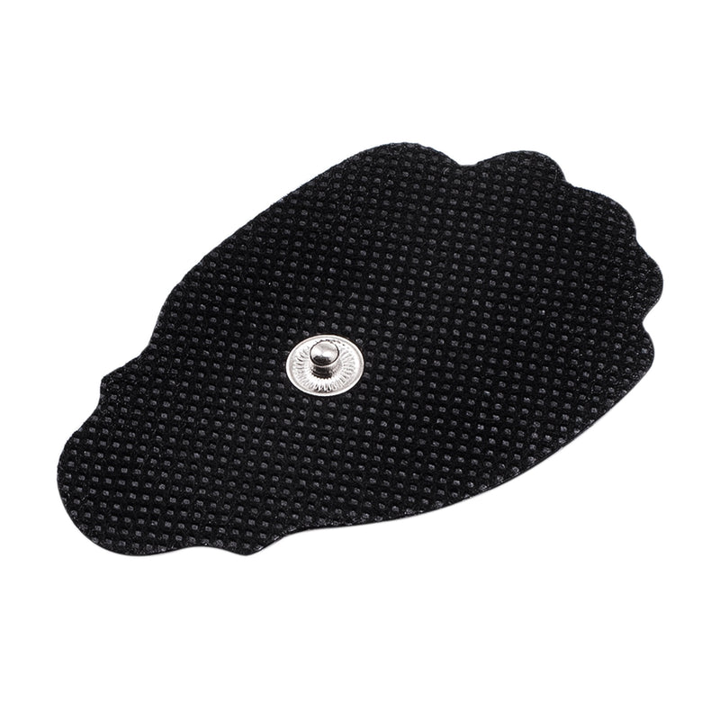 Pack - 20 (10 Pairs) Large TENS Unit Electrode Pads Reusable Self-Adhesive Replacement Massage Pads (Snap on - 3.5mm) - for TENS/EMS Electronic Pulse Massagers