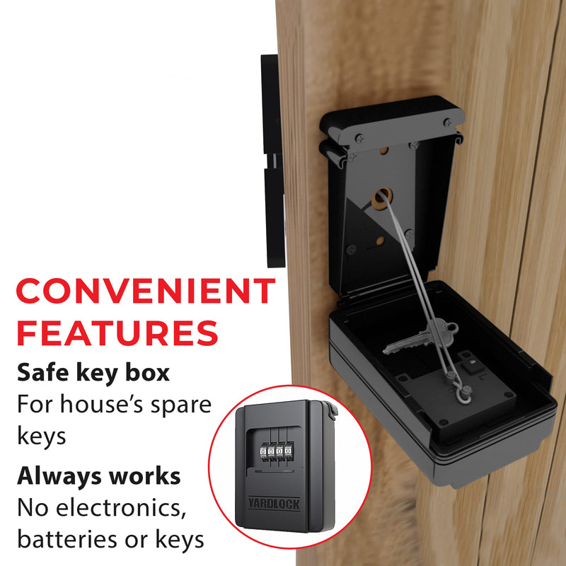 Shed Lock – Keyless Secure 4-Digit Shed Lock and Latch – Strong Durable System