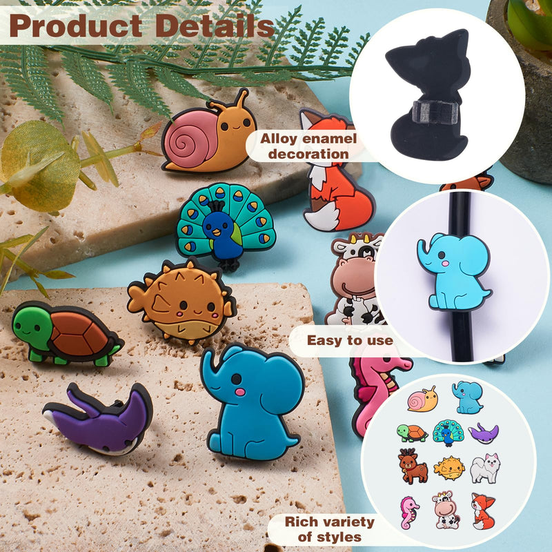 11 Pcs Animal Stethoscope Charms Personalized Stethoscope Accessories Gifts for Nurse Graduates Doctor Surgeons Veterinarians and Medical Assistant(Animal Assorted)