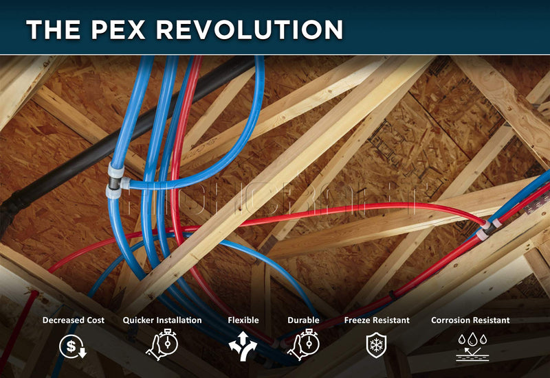 PXJHNG012-10 PEX Support J-Hook Hanger with Nails for 1/2 in. Pipe, Rope, Cable Hard Plastic (10 Pack), White 1/2 in.