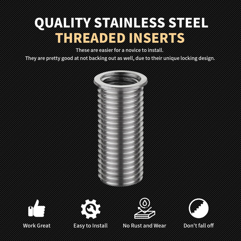 Thread Repair Inserts M11X1.5X30MM Insert Qty 10 Stainless Steel