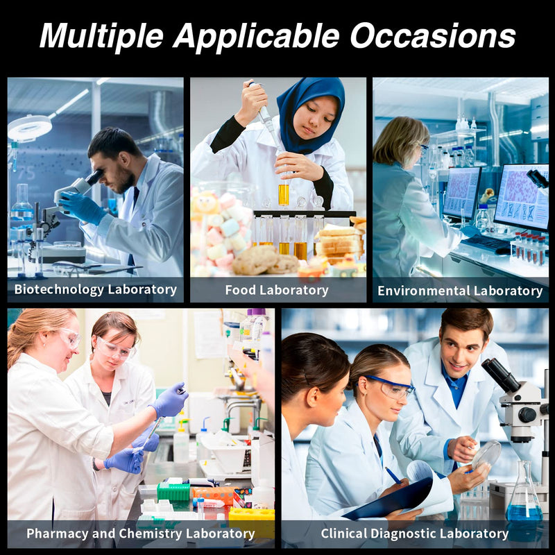FOUR E'S SCIENTIFIC 10ml Pipette Tips Microchemical Disposable Liquid Pipettor Tips 10mL 100pcs Autoclavable Polypropylene (PP) 100