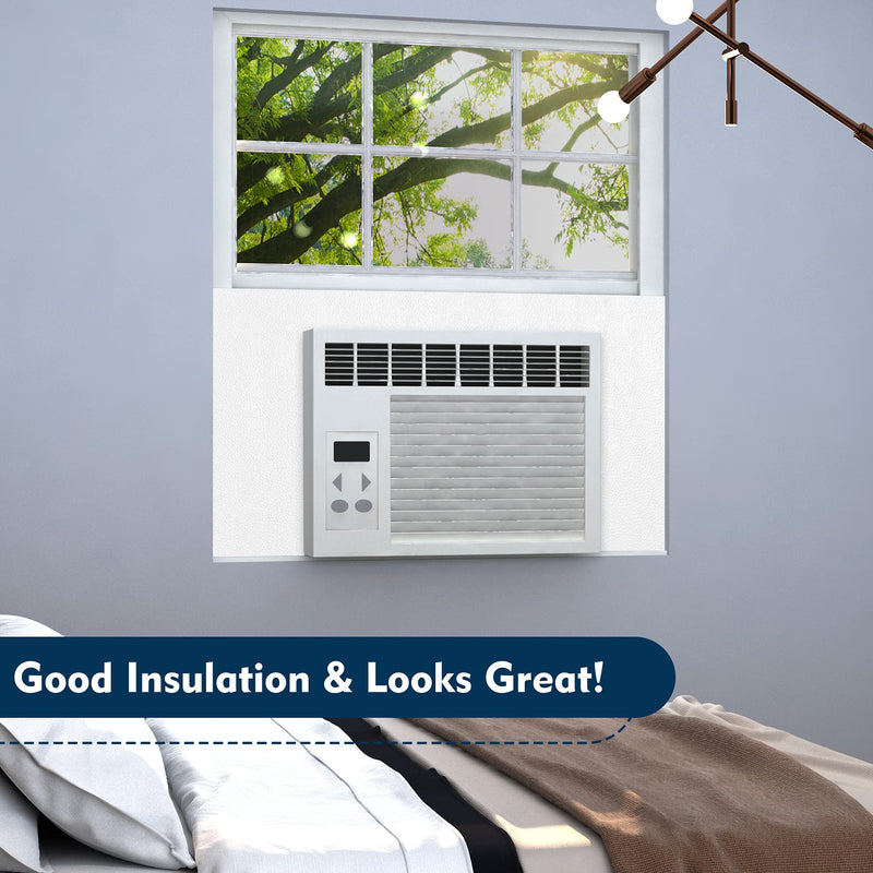 Window Air Conditioner Surround Foam Insulation Panels,AC Side Insulating Sun Block for Summer and Winter 39"W x 17"H