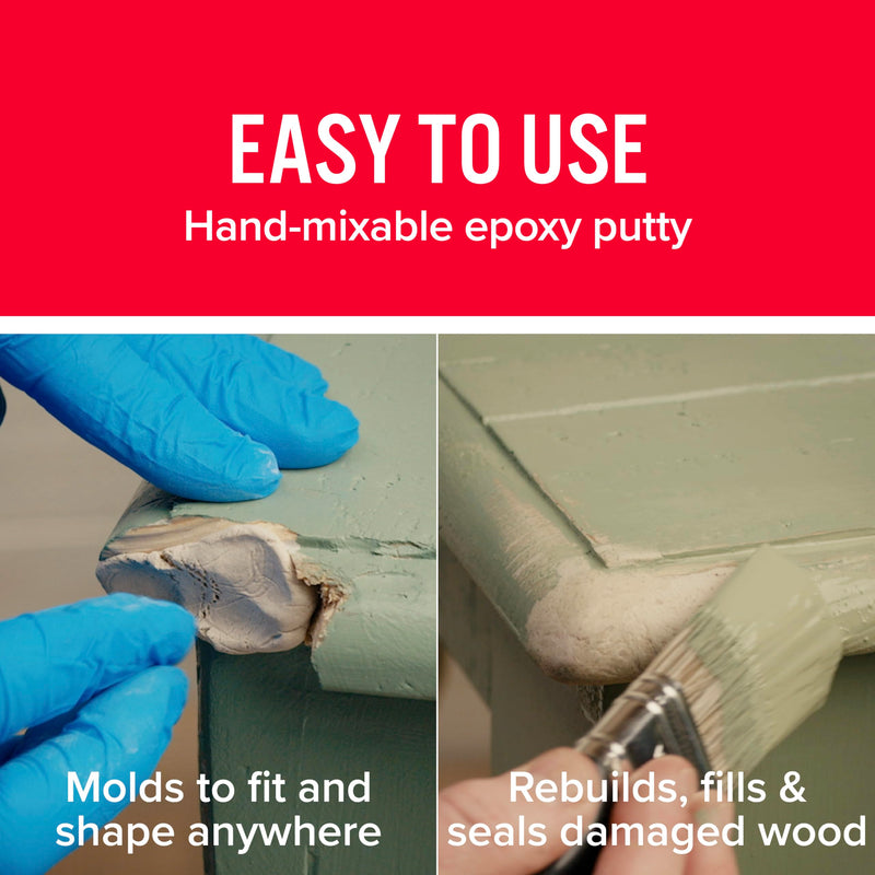 J-B Weld Tan KwikWood Wood Repair Epoxy Putty, 1 oz. Stick 3.5 inch