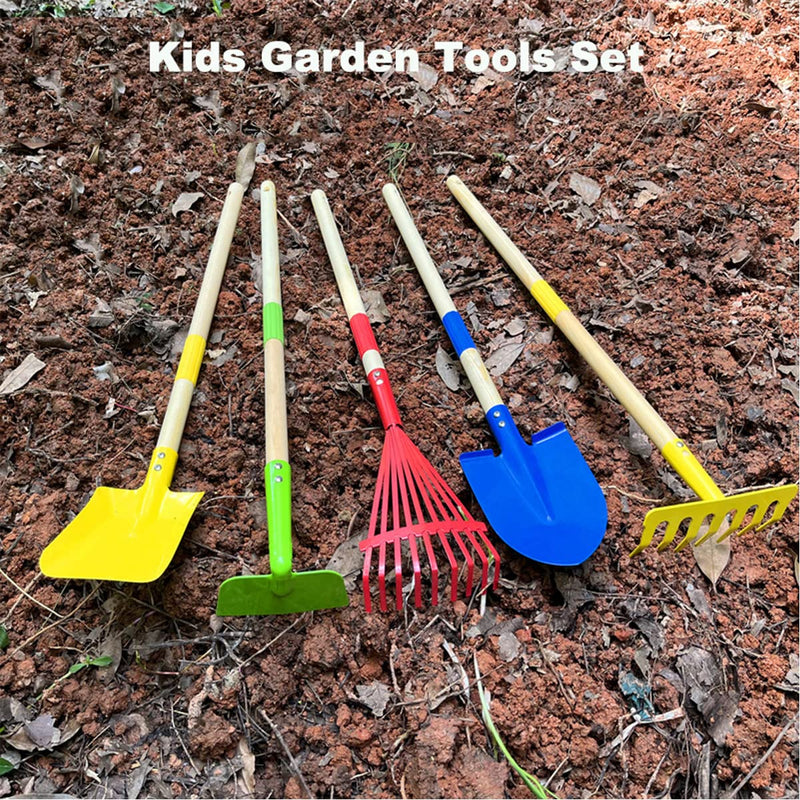 Mini Garden Tools- Kids Gardening & Lawn Care Hand Tools/Small Patio, Lawn & Garden Tools Set (Leaf rake) Leaf rake