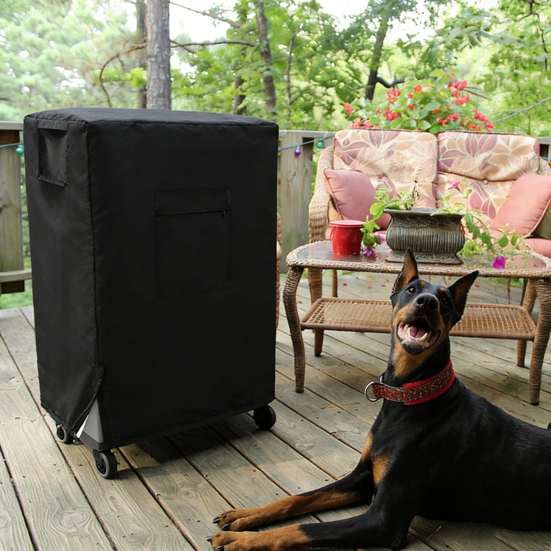 Evaporative Cooler Cover for Hessaire MC37M / MC37V 3100 CFM Portable Evaporative Cooler, 600D Waterproof Outdoor Portable Swamp Cooler Cover for Hessaire Outdoor Air Conditioner - 25" X 18" X 38" 25" X 18" X 38"