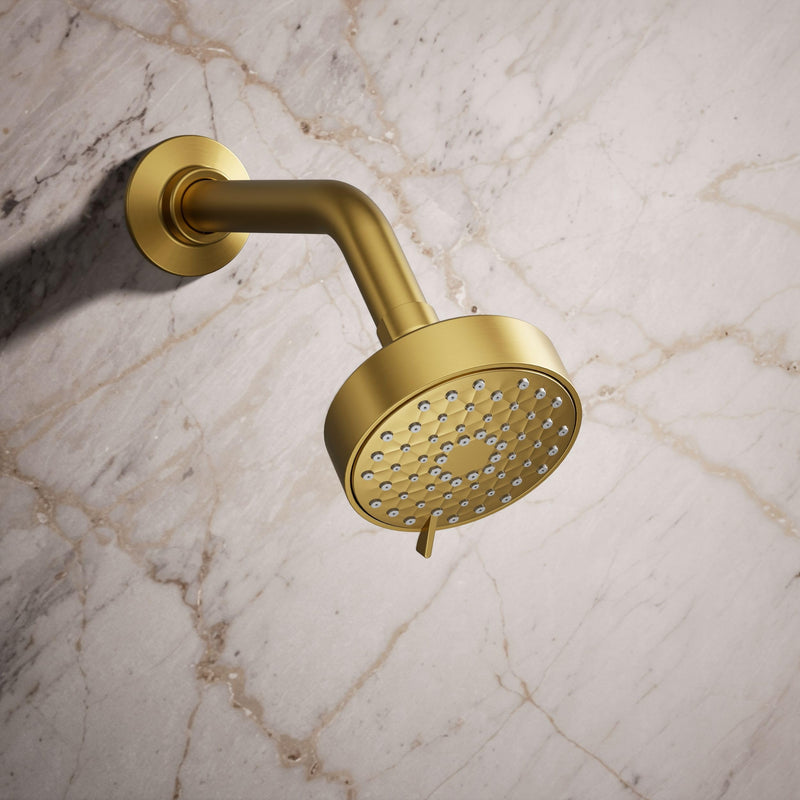 Kohler 72418-G-2MB Awaken® G90 Three-function showerhead, 1.75 gpm, Vibrant Brushed Moderne Brass G90 Multifunction Showerhead