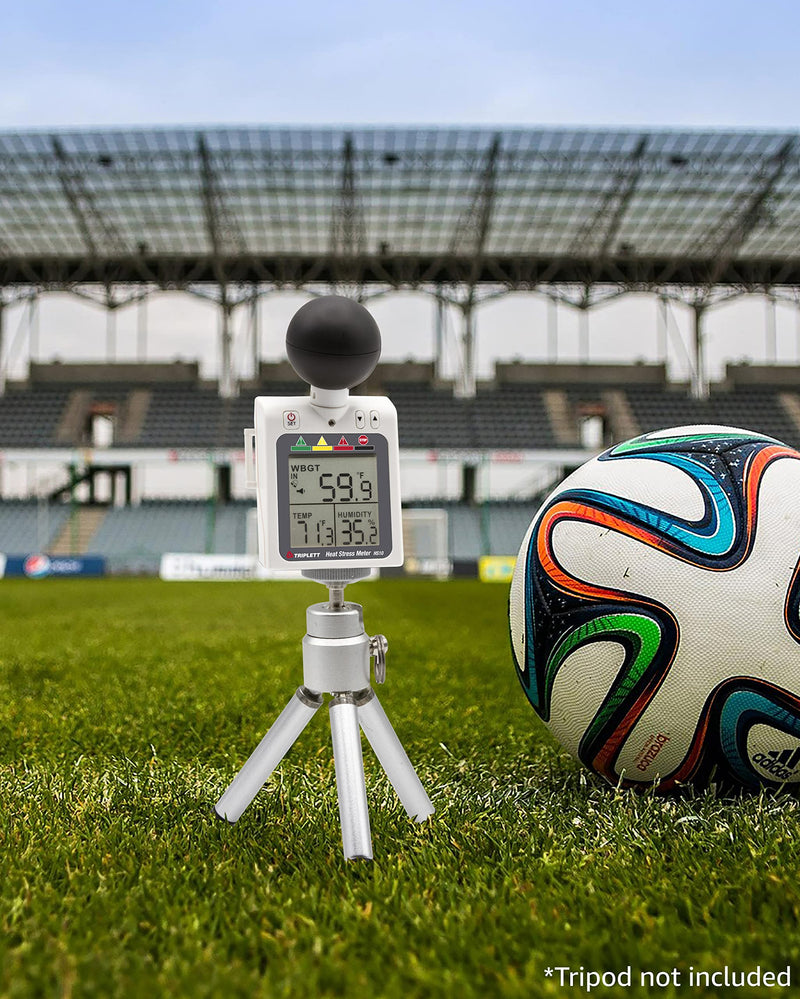 Triplett HS10 Indoor/Outdoor Heat Stress WBGT (Wet Bulb Globe Temperature) Meter - Humidity, Temperature, Heat Index HS10 Heat Stress Meter