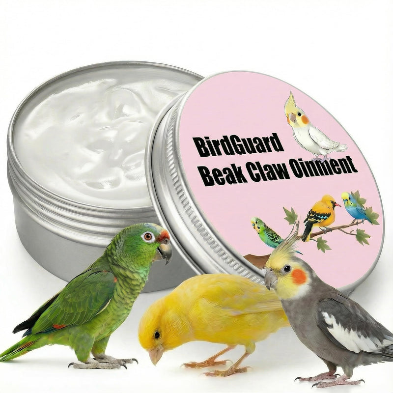 Bird Beak Care Balm & Parrot Foot Moisturizer, Hydrating Oil for Dry Cracked Beak & Skin, Bird Grooming Supplies for Parakeet, Cockatiel, Conure