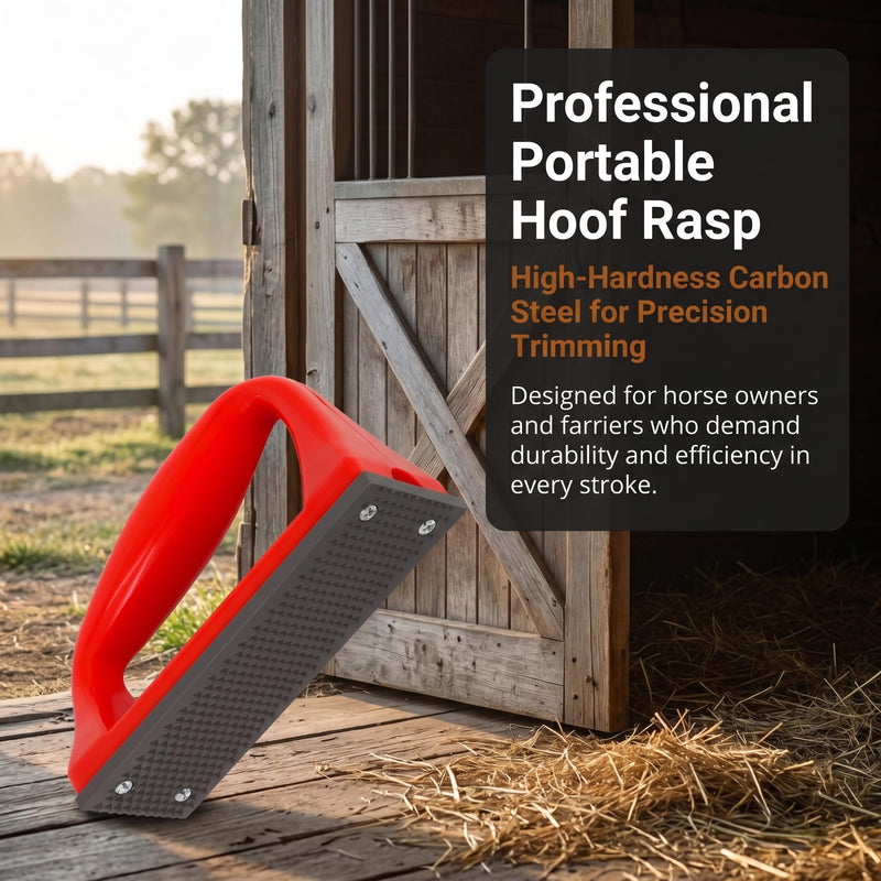 Mini Hoof Rasp for Horses Goats,Farrier Rasp, Ergonomic Portable Farrier Tool, Hoof Trimming File for Foals Ponies Donkeys