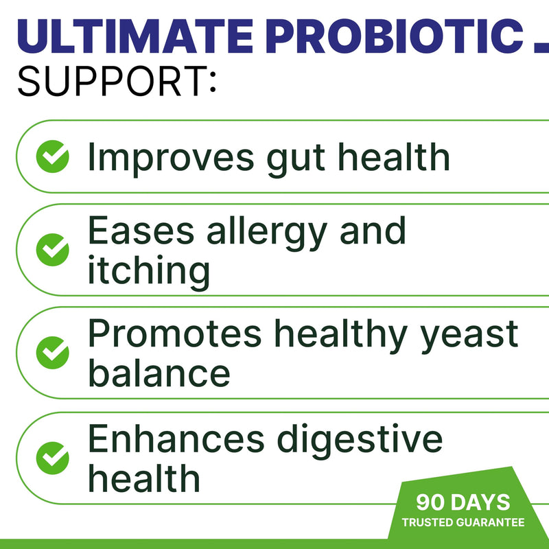 Probiotic Chews with Digestive Enzymes, Probiotics, Prebiotics - 120 Chews - Aids in Stool Quality, Gas, Constipation, Diarrhea Relief - Grilled Chicken - PawsPlanet Australia