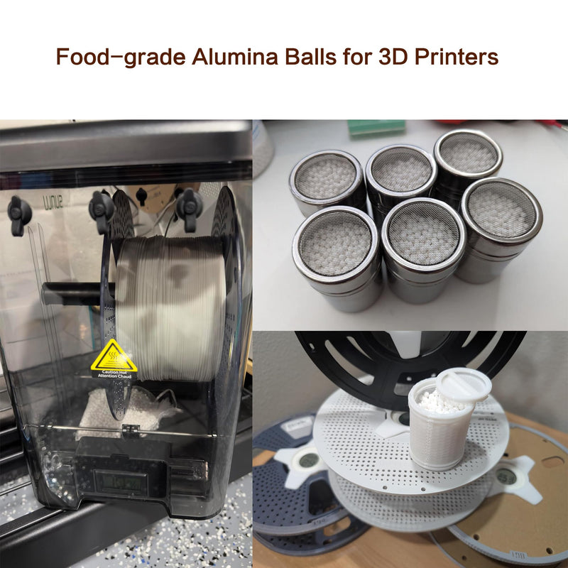 3 Lb Activated Alumina Desiccant, Food-grade Safety, 10X More Powerful Than Silica Gel, Infinitely Rechargeable, Prevent Wet Filament, Reusable Desiccant for 3d Printer 3 Lb