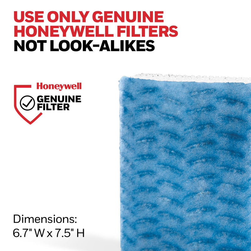Honeywell HFT600 Replacement Wicking Filter T, Humidifier Filters Replacement, 3 Count 3 Count (Pack of 1) T Filter