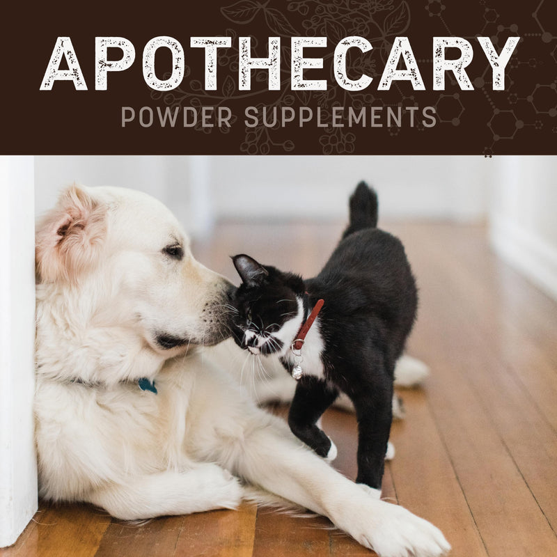 Earth Animal Apothecary Powder Supplement - Stop Eating Stool Nutritional Powder for Dogs & Cats - 8 oz Stop Eating Stool Nutritional Supplement