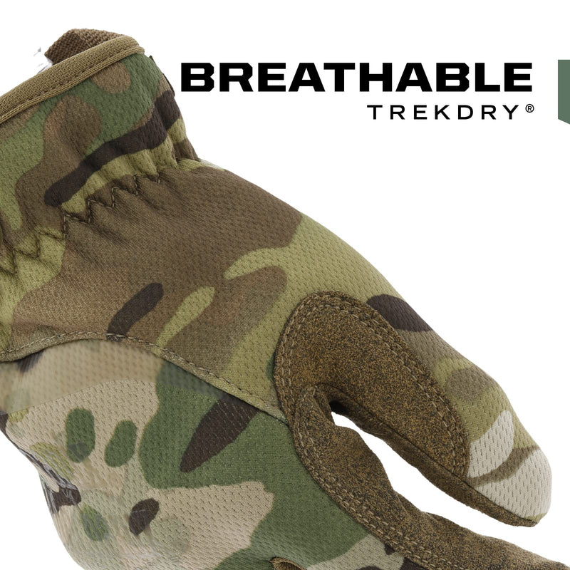 Mechanix Wear: Multicam FastFit Tactical Work Gloves (Large, Multicam) Large Camouflage - Multicam