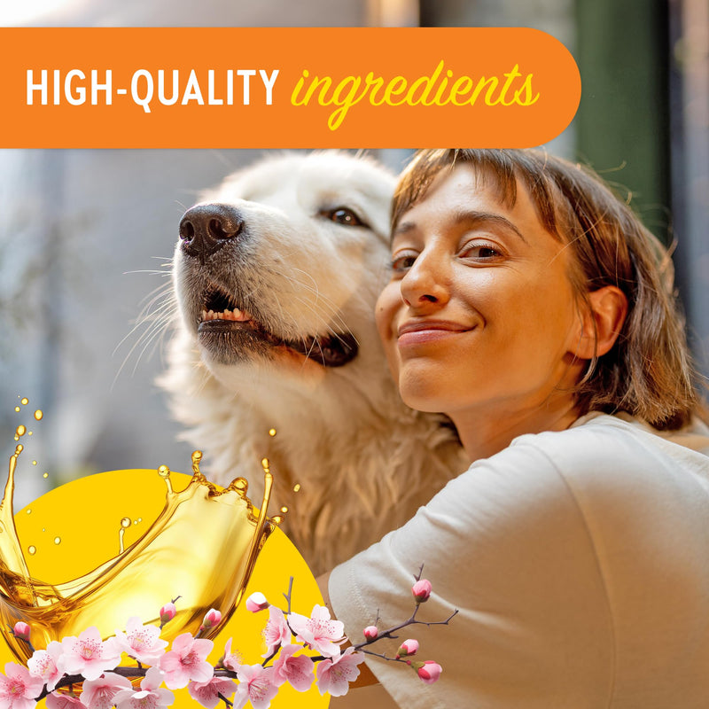 Essential Fatty Acid (EFA) Deodorizing Conditioner for Dogs and Pets (12oz) – Cherry Blossom Scent | Soothing Conditioner Rich With Moisturizing Emollients | Tearless, Soapless & Alcohol-Free - PawsPlanet Australia