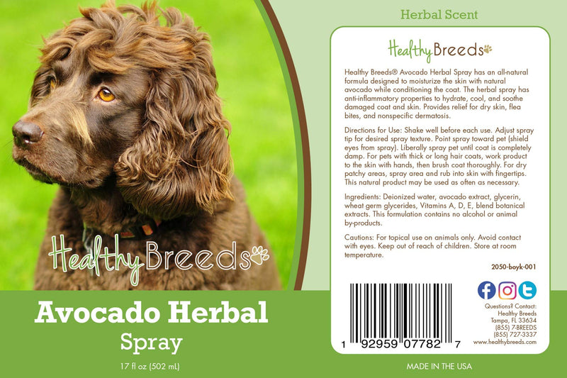 Healthy Breeds Boykin Spaniel Avocado Herbal Spray 17 oz