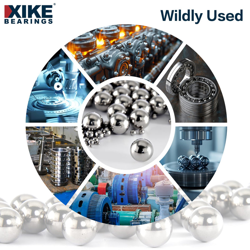 XIKE 10PCS 14mm S304 Stainless Steel Precision Bearing Balls 10