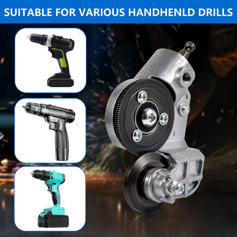 Innovative Electric Drill Plate Cutter - Versatile Metal Shears Attachment for Effortless Cutting of Various Metals - High Precision, High Efficiency, Where Professionalism Meets Innovation