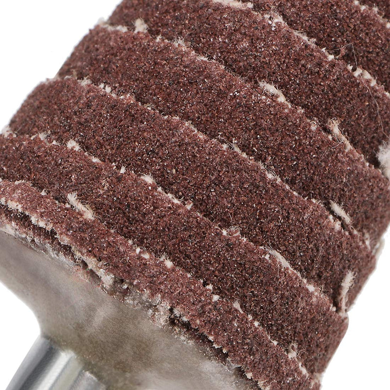 uxcell 25mm Cone Shape Abrasive Flap Wheel 1/4" Shank for Deburring Sanding Polishing 120 Grits 10 Pcs 120 Grit