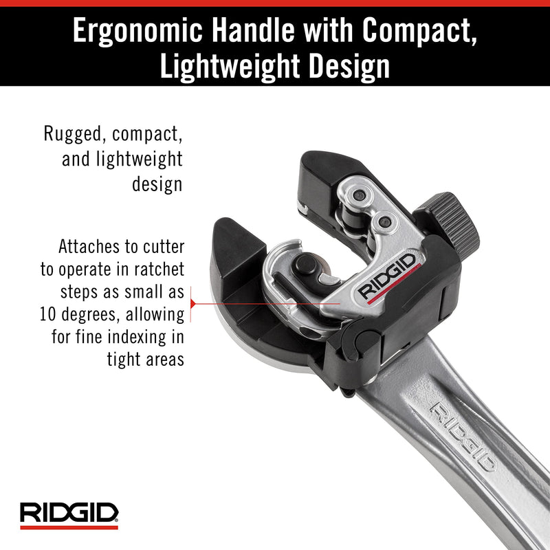 RIDGID 32573 Model 118 2-in-1 Close Quarters AUTOFEED 1/4" to 1-1/8" Metal Tubing Compact Cutter, Silver/Black 13 x 6.75 x 2 inches Pliers