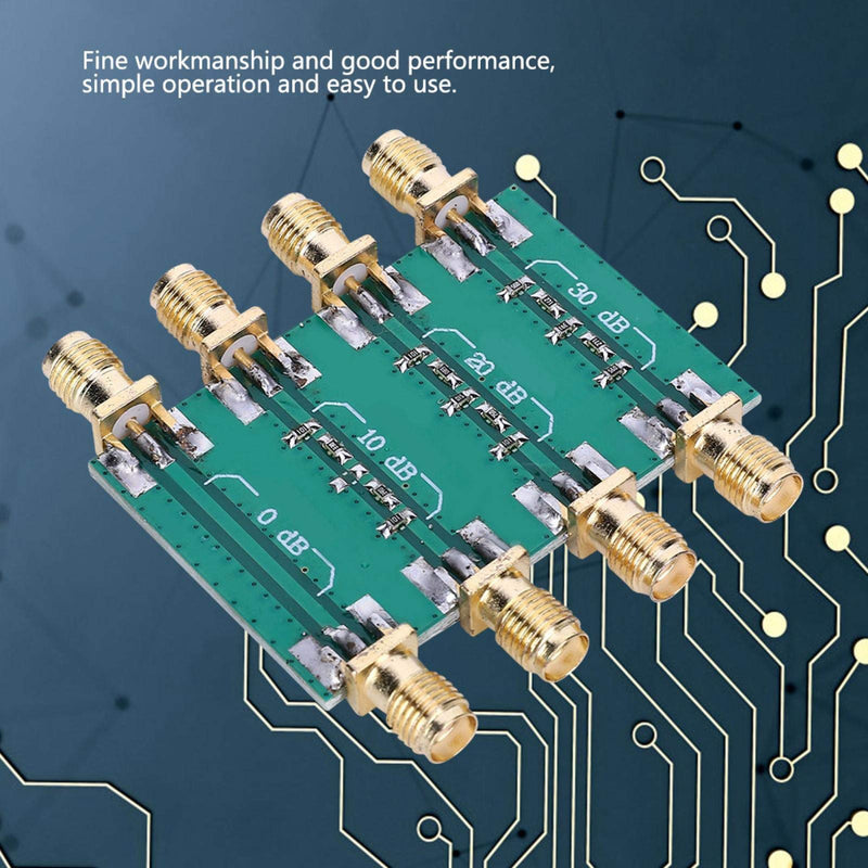 DC-4.0GHz RF Fixed Attenuator SMA Double Female Head Radio Frequency Fixed Attenuator Module Board Elecrtonic Components