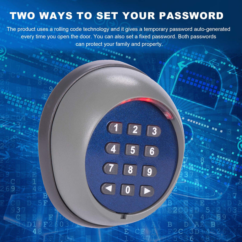 CO-Z Security Wireless Automatic Code Entry Gate Keypad Remote Operator Panel Control for Sliding Gate Opener Motor Wireless Keypad, for Outdoor