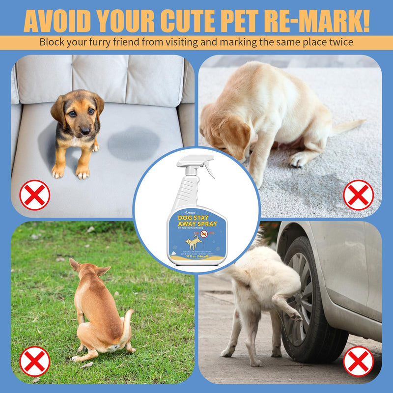 32 Oz Dog not here Pee - Pet No More Marking for Indoors & Outdoor Use - Effective Solution for Managing Dog Urination Issues at Home 32.0 Fl Oz