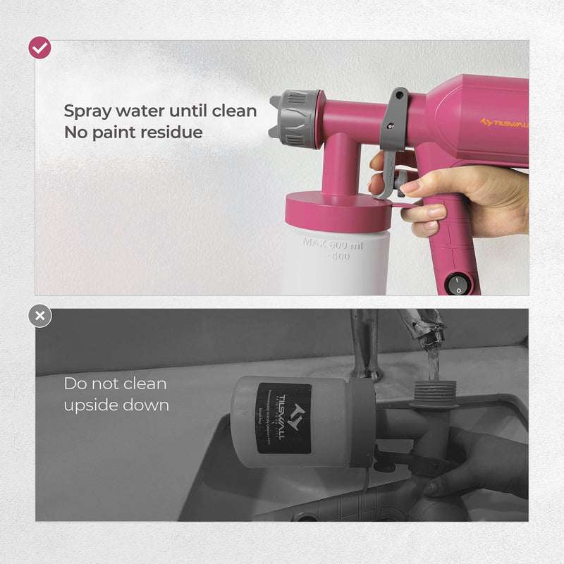 Tilswall Paint Sprayer Dreamer400 Ultra-Light HVLP Spray Paint Gun Pantone