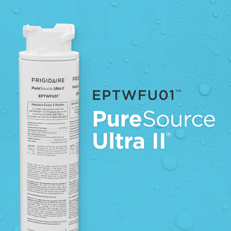 Frigidaire EPTWFU01 Water Filtration Filter, 1 Count, White EPTWFU01: 1 Pack