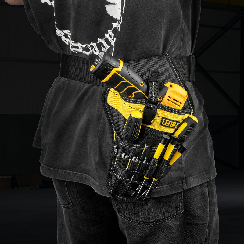 Drill Holster,Heavy-Duty Impact Holster for Tool Belt,Drill Holder,Drill Pouch Fits Most Drills