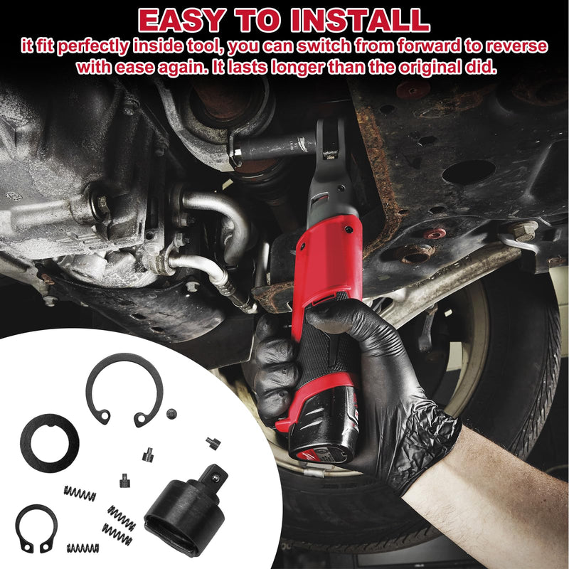 Replacement Ratchet Head Anvil Repair Kit 42-06-2556 1/4" Fit for 2556-20 Fuel Ratchet Head/Ratchet Head Anvil Kit