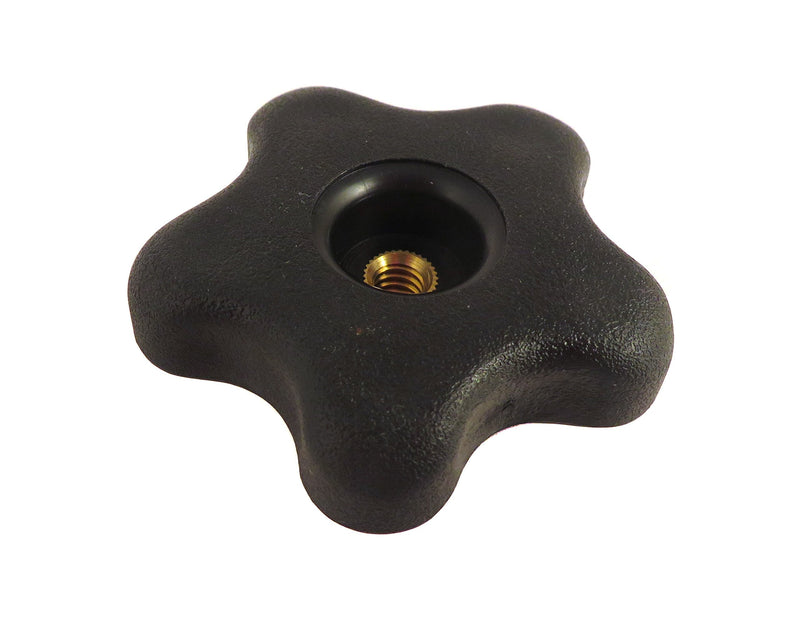 Taytools 770801 Lot 10 Each 5/16 18 Female Thread Star Knobs 2 inch Diameter with Through Insert