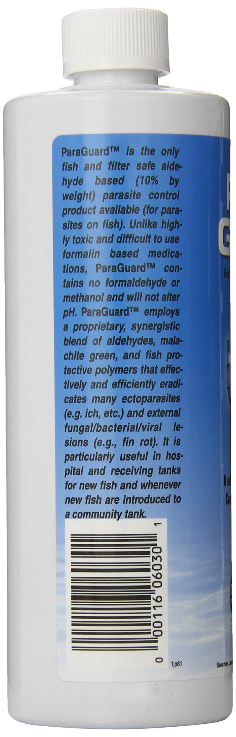 Seachem ParaGuard, 500 mL / 16.9 fl. oz. - 603 1 - PawsPlanet Australia