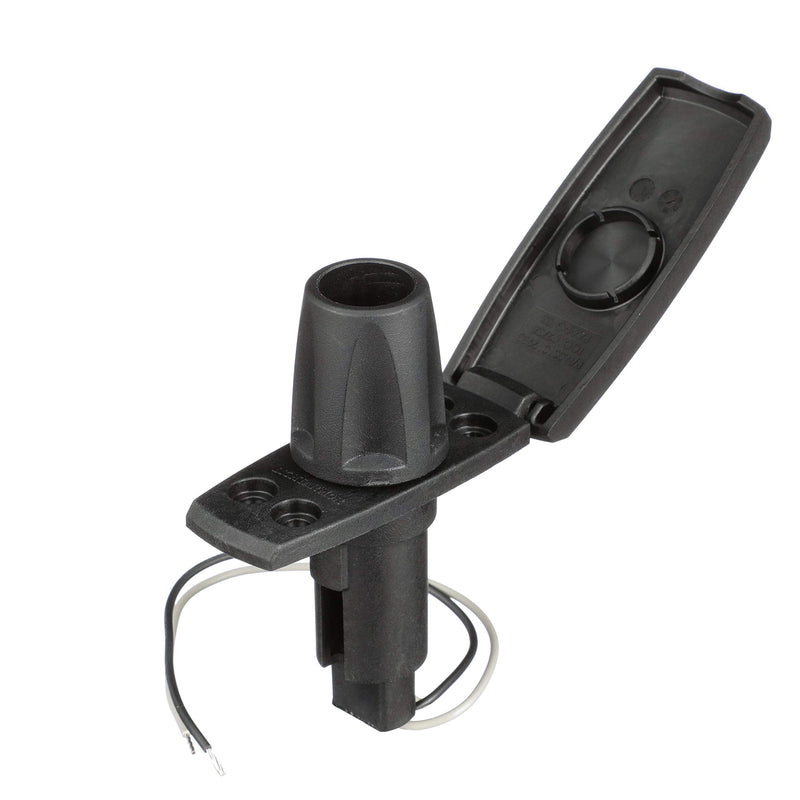 attwood LightArmor 910V2PB-7 Black 2-Pin Rectangle Light Base One size