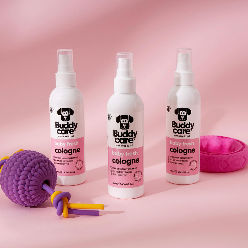 Dog Cologne - Baby Fresh - 200ml - Delicate and Powdery Scented Dog Cologne - Refreshes Between Dog Washes - PawsPlanet Australia