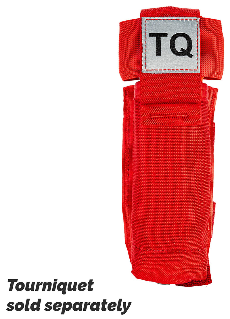 North American Rescue C-A-T Tourniquet Holder (Red) NAR CAT Gen 6, Gen 7 Tactical TQ Pouch MOLLE Connectors for Duty Belt, Gear, Vest (30-0128)