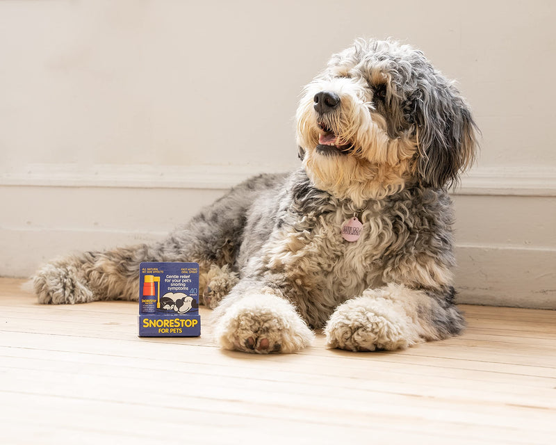 Snore Stop for Pets 40 Sprays I Natural Anti-Snoring Solution I Snore Relief for Dogs Cats I Stop Snoring Aid I Sleep Remedy I Help Stop Dog Snores I Anti-Snore Aid 1