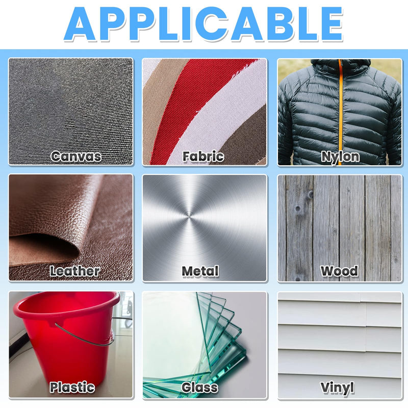 Waterproof Repair Tape for Fabric, Awning, RV Roof, Underbelly, Tarp, Tent, Sail and Boat Cover Outdoor Repair Patch, Heavy Duty, Clear, Multipurpose 4 inch x 10FT