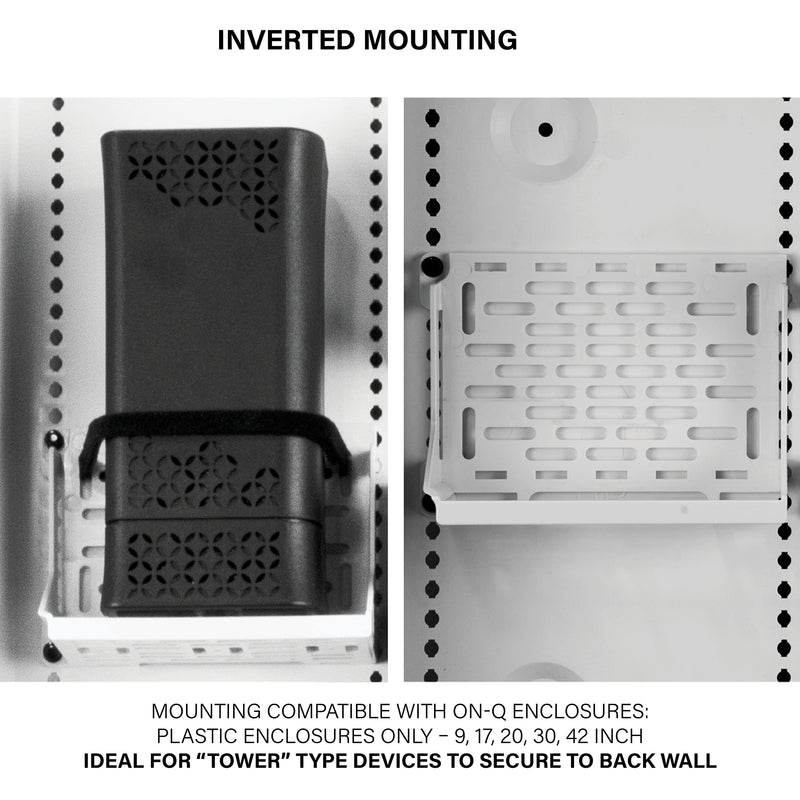 On-Q AC1060 Shelf Mounting Bracket, White