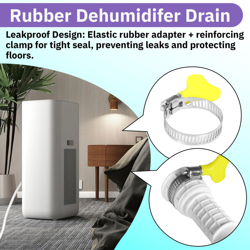 16.5FT Portable Dehumidifier Drain Hose, 3/4" FHT